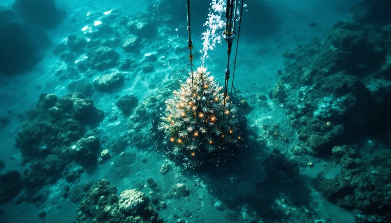 A subsea installation vessel deploying equipment on the Norwegian continental shelf, representing large-scale subsea project execution.