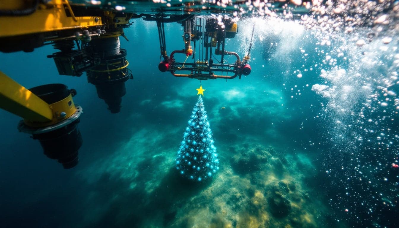 Vista aérea de uma unidade FPSO em operação em águas profundas, representando o tipo de embarcação prevista para o projeto de Sergipe da Petrobras.