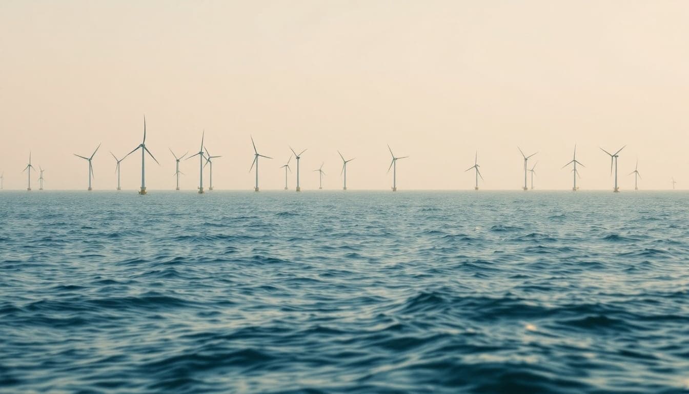 A floating platform facility connected to an onshore power grid, representing offshore energy infrastructure development at a Singapore shipyard.
